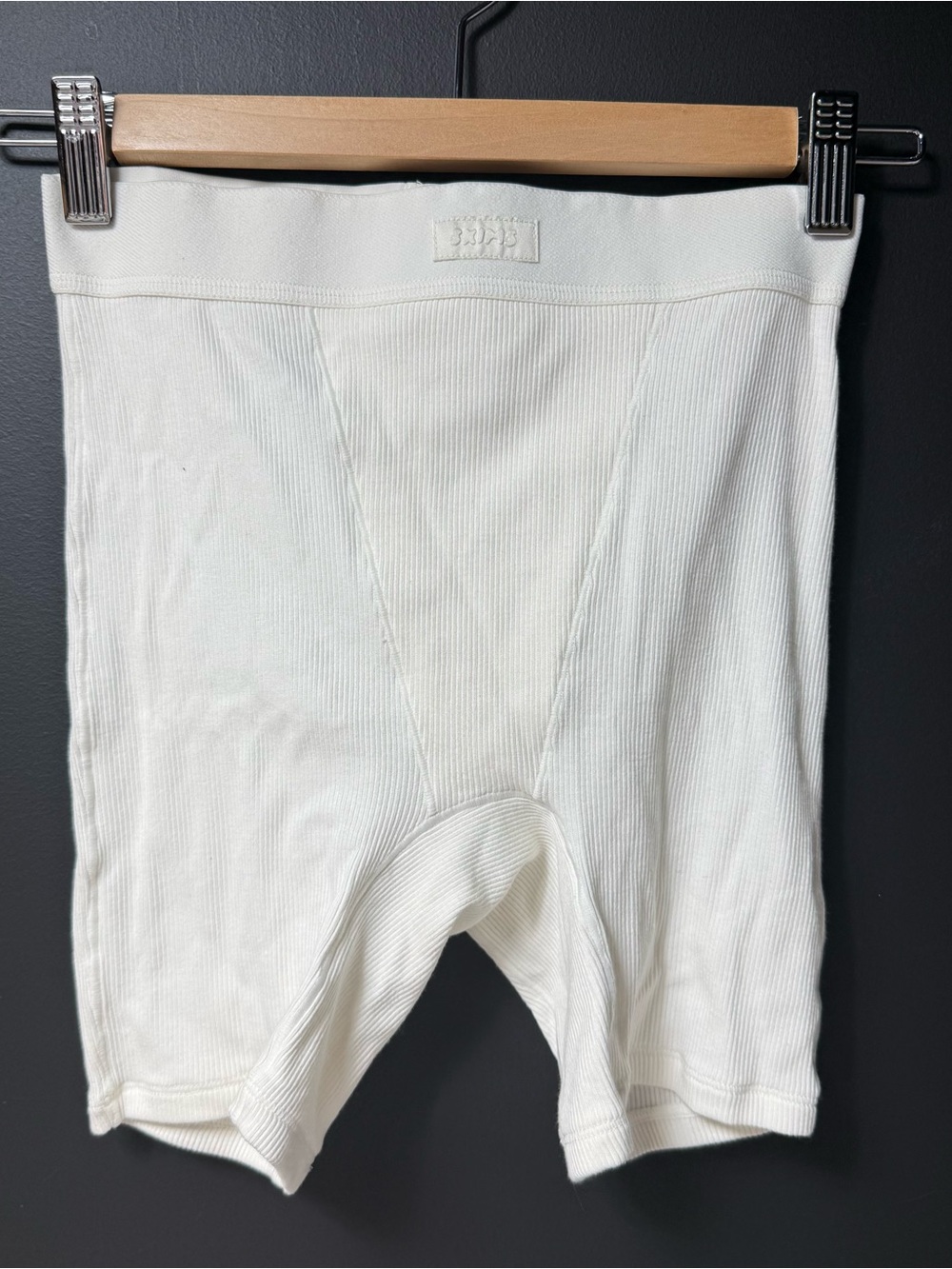 New Women's SKIMS Cotton Rib Boxer Panty Size XS